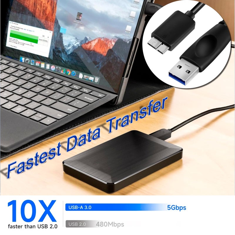 SaiTech IT USB 3.0 Cable A to Micro B high speed upto 5 Gbps data transfer cable for Portable External Hard Drive (SaiTech IT-015) - Image 5